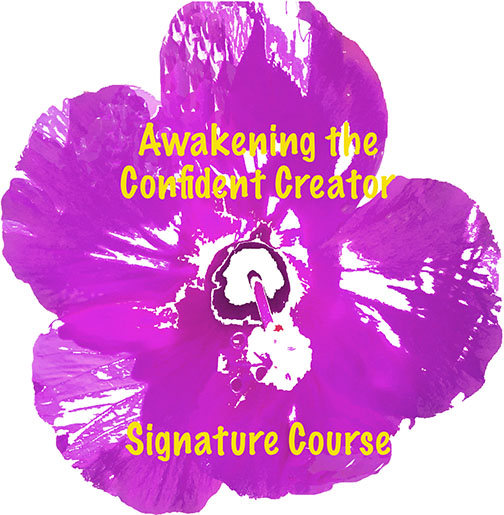Awakening the Confident Creator painting for navigation to sales page